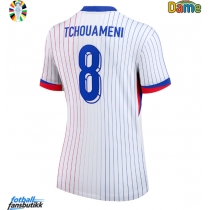 Frankrike Aurelien Tchouameni #8 Bortedrakt Dame EM 2024 Kortermet